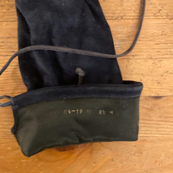 Stuart Weitzman Kneezie Suede Boots Navy sz 8.5 - Picture 9 of 11